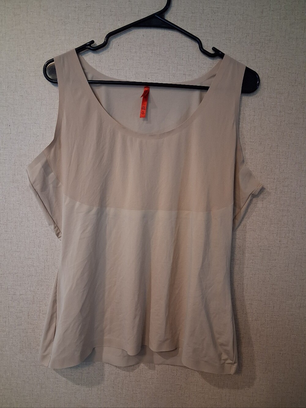 Spanx Women's Sz.2X Thinstincts 2.0 Compression Tank Top In Soft Nude
